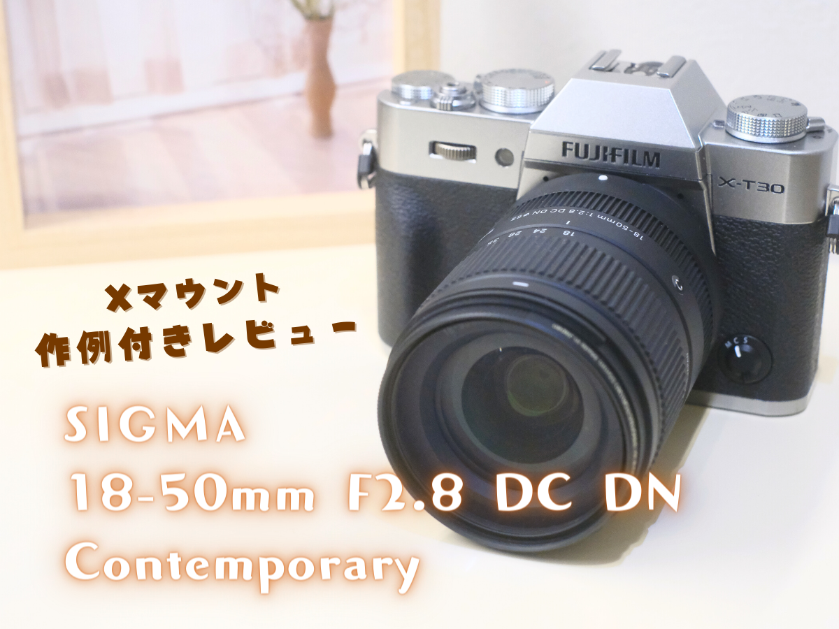 sigma 18-50mm F2.8 dc dn 富士Xマウント用-